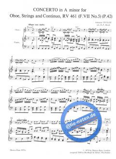 Concerto in a-moll RV 461 von Antonio Vivaldi 