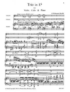 Klaviertrio Es-dur op. 93 (Johann Nepomuk Hummel) 