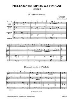 Stücke für 1-3 Trompeten und Pauken Band 2 (Jean Baptiste Lully) 