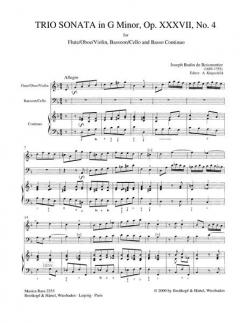 Triosonate in g-Moll op. 37/4 (Joseph Bodin de Boismortier) 