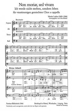 Non moriar, sed vivam (Martin Luther) 