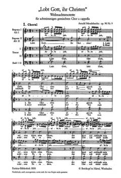 Weihnachtsmotette op. 90/9 (Arnold Mendelssohn) 