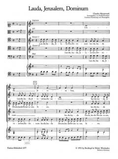 Lauda, Jerusalem, Dominum (Claudio Monteverdi) 