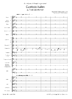 Capriccio italien op. 45 von Pjotr Iljitsch Tschaikowski 
