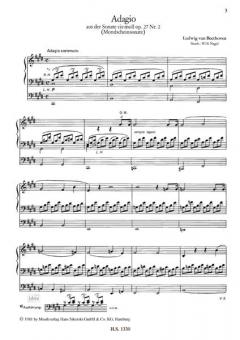 Adagio aus der Sonate cis-moll von Ludwig van Beethoven 