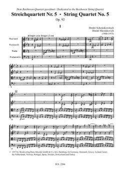 Streichquartette Nr. 5-8 von Dmitri Schostakowitsch im Alle Noten Shop kaufen