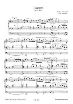 Träumerei von Robert Schumann für elektronische Orgel im Alle Noten Shop kaufen