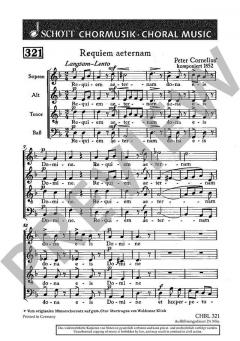 Requiem aeternam von Peter Cornelius 