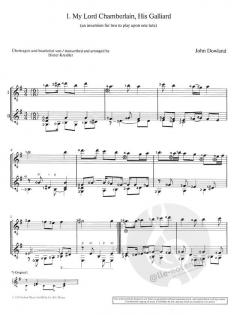 Zwei Duette von John Dowland 