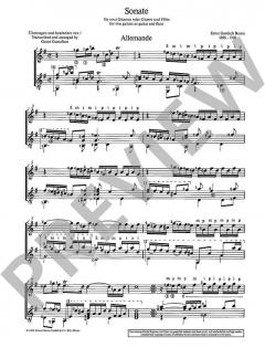 Sonate von Ernst Gottlieb Baron 