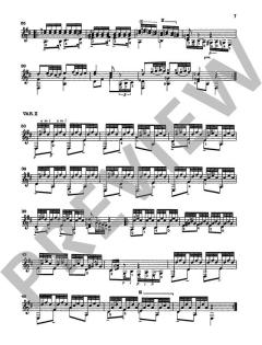 Variationen über 'Au clair de la lune' von Matteo Carcassi 