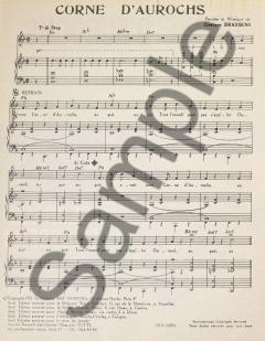 Corne D'Aurochs von Georges Brassens 