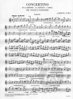 Concertino in la Minore von Alberto Curci 