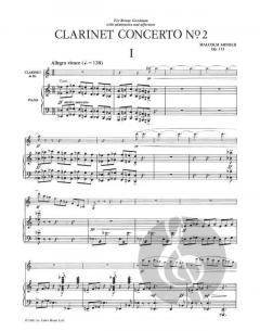 Clarinet Concerto No.2 von Malcolm Arnold 