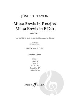 Missa Brevis In F (Joseph Haydn) 