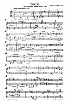 Vespers von David J. Matthews 