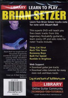 Learn To Play Brian Setzer von Brian Setzer 