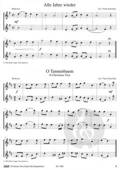 Christmas Time Duets für 2 Altsaxophone 