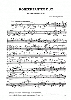 Konzertantes Duo von Alfred Hornoff 