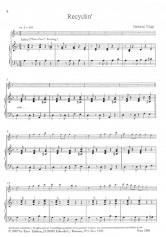 A New Fresh (Flöte und Klavier) von Hartmut Tripp im Alle Noten Shop kaufen