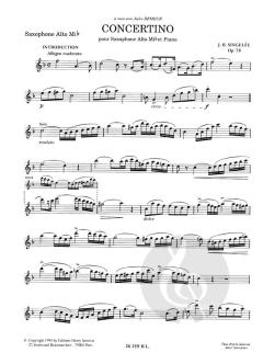 3 et 5ème Solos de concert / Concertino op. 78 von Jean Baptiste Singelee 