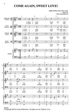 Come Again, Sweet Love (John Dowland) 