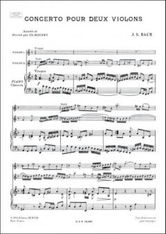 Concerto Re Mineur BWV 1043 von Johann Sebastian Bach 