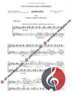 Les Guitares Bien Temperees 4 von Mario Castelnuovo-Tedesco 