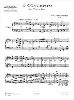 Concerto Nr. 1 Violon von Henri Vieuxtemps 