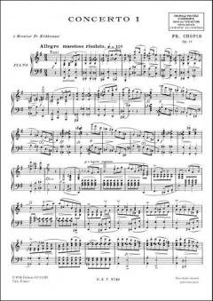 Concertos 1 et 2, op. 11 et 21 von Frédéric Chopin 