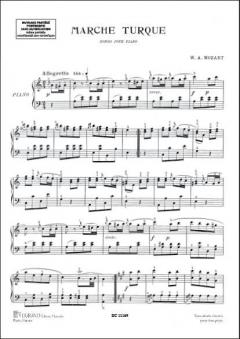 Marche Turque Piano von Wolfgang Amadeus Mozart 
