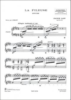 La Fileuse, Etude pour Piano von Joachim Raff 