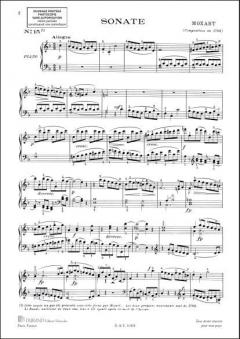 Integrale Des Sonates pour Piano: Nr. 15, K. 533 & von Wolfgang Amadeus Mozart 