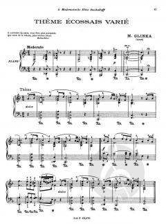 Pieces De Piano von Michail Iwanowitsch Glinka 