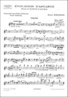 Evocation Astarte von Robert Schumann 