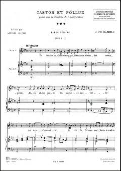 Air de Telaire.castor.so von Jean-Philippe Rameau 