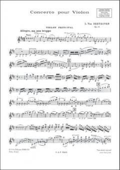 Concerto Op. 61 von Ludwig van Beethoven für Violine und Klavier im Alle Noten Shop kaufen