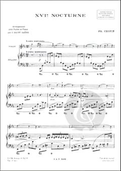 Nocturnes Op. 55 & 62 Violon/Piano von Frédéric Chopin 