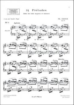Preludes Op. 28 Piano von Frédéric Chopin 