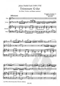 Triosonate G-Dur (Johann Friedrich Fasch) 