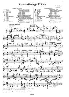 6 mehrstimmige Etüden / 'Der Erlkönig' nach Schubert von Heinrich Wilhelm Ernst 