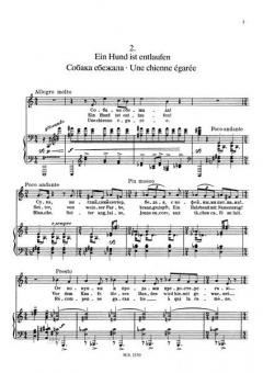 4 Zeitungsannoncen op. 21 von Alexandr Wassiljevich Mossolow 