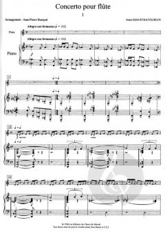 Konzert für Flöte und Orchester von Aram Chatschaturjan im Alle Noten Shop kaufen