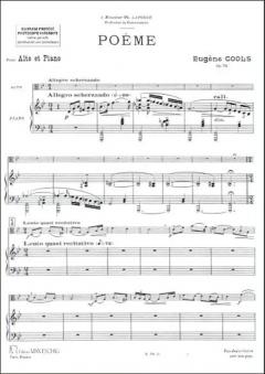 Poeme op. 74 von Eugène Cools 