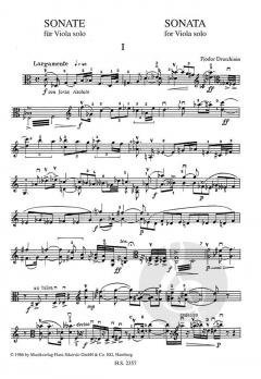 Sonate von Fjodor Druschinin für Viola solo im Alle Noten Shop kaufen