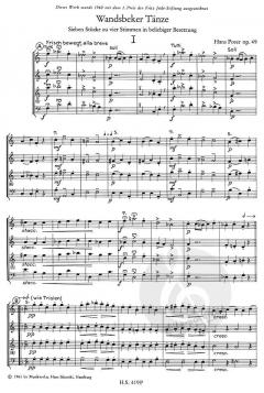 Wandsbeker Tänze op. 49 (Hans Poser) 