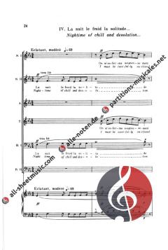 Un Soir De Neige. Petite Cantate De Chambre Pour 6 (Francis Poulenc) 