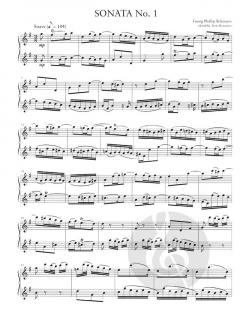 6 Canonic Sonatas op. 2 von Georg Philipp Telemann 