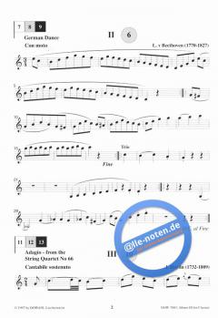 Album III für Klarinette in Bb und Klavier 