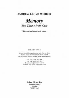 Memory von Andrew Lloyd Webber 